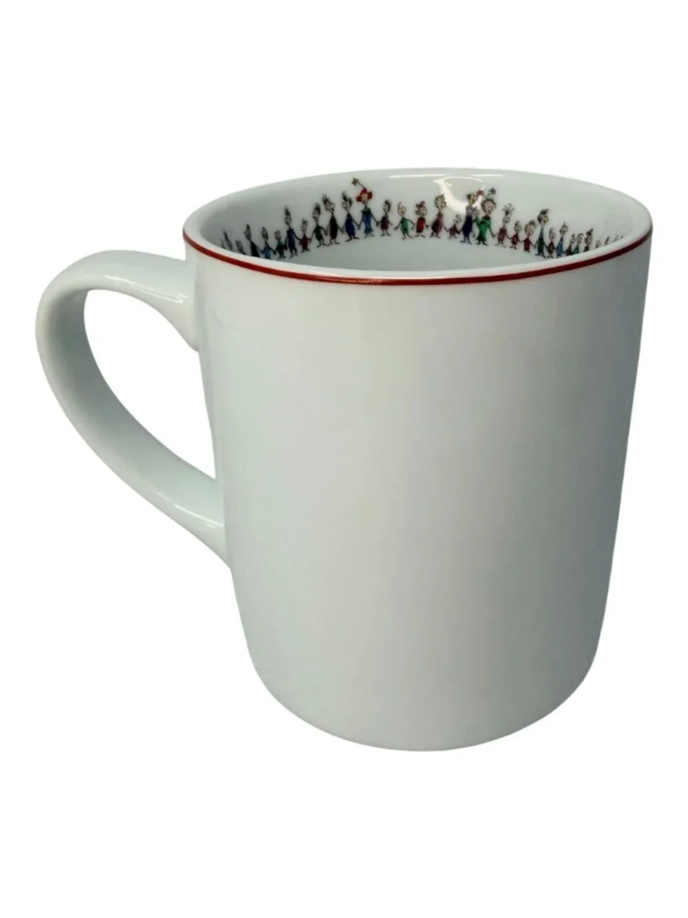 Williams Sonoma The Grinch Christmas Coffee Mug Cup‎ Sleigh Dr Seuss